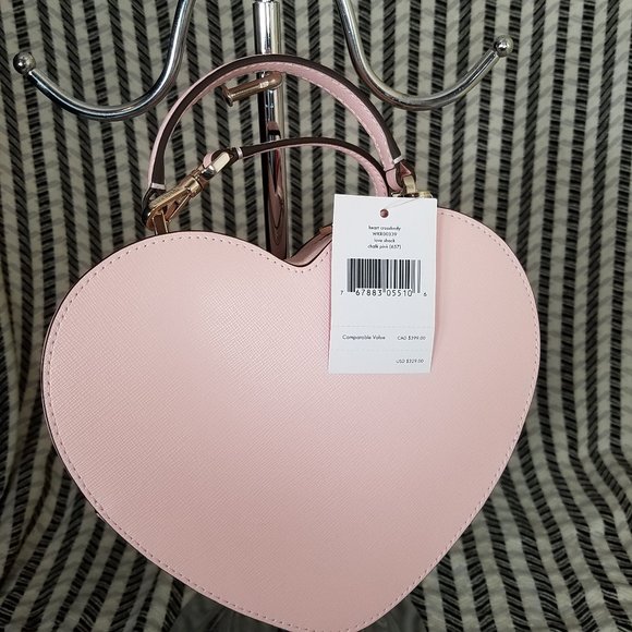 MAKE A REASONABLE OFFER chalk pink kate spade love shack crossbody new with tag - Picture 2 of 5